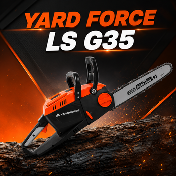 Аккумуляторная цепная пила YARD FORCE LS G35, шина 35 см