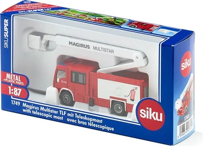 Пожежна машина Siku Magirus Multistar with Telescopic Mast (4006874017492)