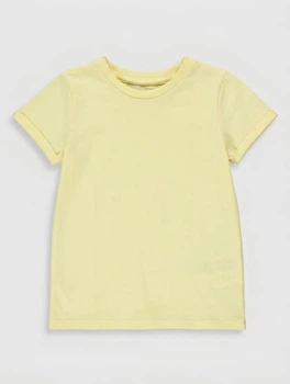 Дитяча футболка для дівчинки George 110-116 см Жовтий (0555B)
