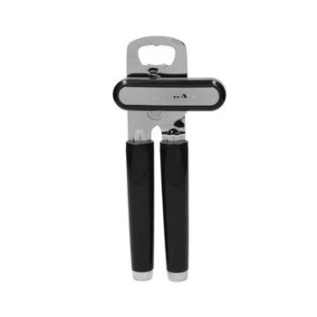 Відкривачка для банок і пляшок KitchenAid Classic, 21 см, чорний (KCG199OHOBE)