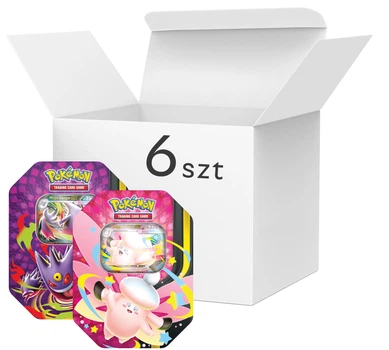 Zestaw kart Pokemon TCG: Q2 Summer Tin Mix - Mega Moonlit: Tin A, Tin B 6 szt (196214139053)