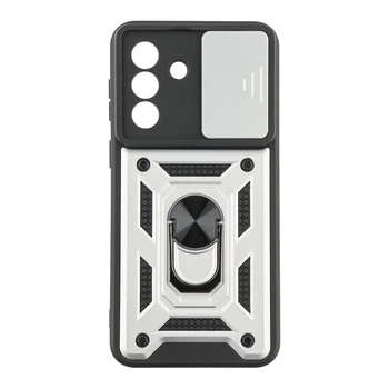 Чохол накладка Guard Shield Armor з кільцем для Samsung Galaxy A37 5G Silver