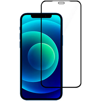 Защитное стекло Veron 3D Curved для iPhone 12 Mini защита от царапин олеофобное покрытие черное