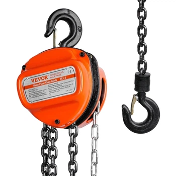 Ручний ланцюговий таль VEVOR HC1-6 / 1 т / 6 м / Orange Б/В k1