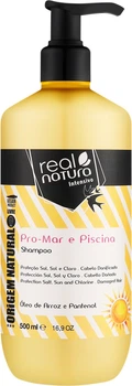 Шампунь для живлення і зволоження волосся Real Natura Champo Sem Sal Pro-Mar E Piscina 500 мл