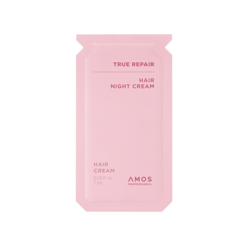 Незмивний крем для сухого та пошкодженого волосся AMOS Professional True Repair Hair Night Cream 7 мл