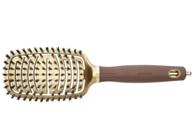 Щетка Expert Care Flex Boar Gold&Brown Olivia Garden