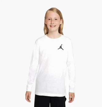 Детский лонгслив Jordan Junior Jumpman Emb White S Белый 95A903-001