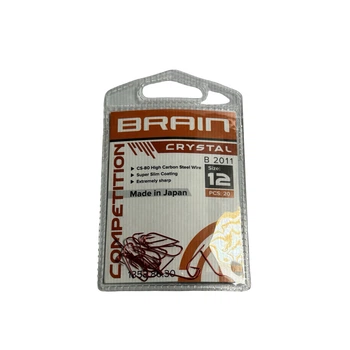 Крючок Brain Crystal B2011 #12 (20 шт/уп) к:red,1858.80.30