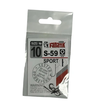 Крючок FANATIK SPORT S-59 №10 7шт., S-59-10