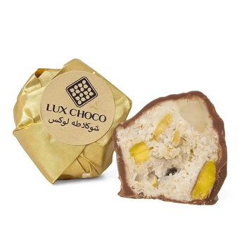 Дубайські цукерки LUX CHOCO 3108 з фундуком та фісташкою 1 шт 40 гр