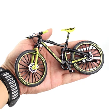 Фингербайк RESTEQ, Металлический finger bike, Мини горный фингербайк, уменьшенная модель велосипеда 1:10 4912241