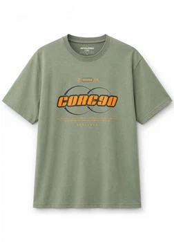 Футболка из хлопка Jack & Jones 12255034c64 S зеленая (100012809)