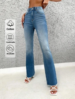 Джинсы Shein sz2305176255087848 36 синие (100012097)