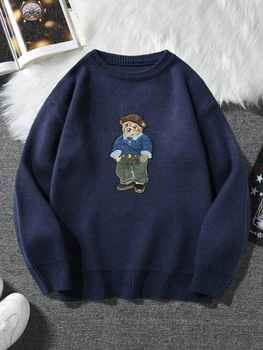 Свитшот Shein sm2406285991651917 S синий (100012454)
