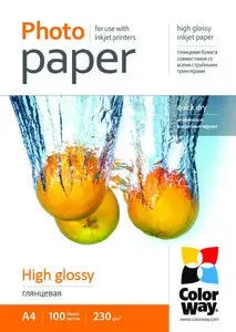 Фотопапір ColorWay (PG 230-100) PG230100A4 А4 100шт