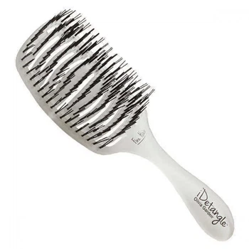 Щетка для волос Olivia Garden Essential Care Flex Fine Hair Bristles Ice White