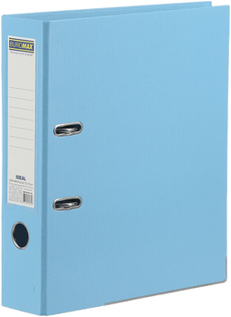 Папка-регистратор Buromax A4 Ideal 70 мм Двусторонняя Голубая (BM.3019-14с)