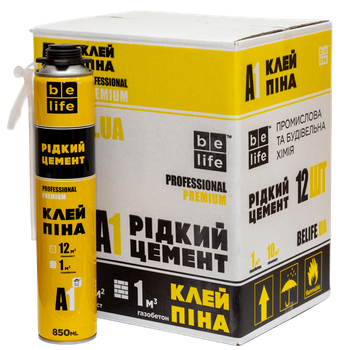 Клей-піна професійна 12шт/850мл BeLife Pro-FС950