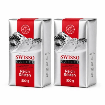 Набір кави меленої Swisso Reich Rоsten 100% Arabica 2×500 г
