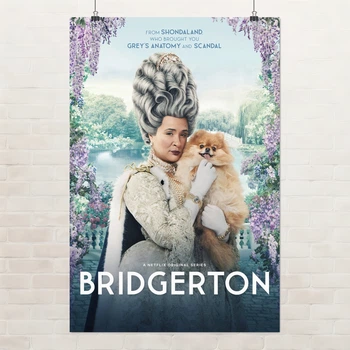 Постер Бриджертоны, Bridgerton, сериал, A3 42×28 см (id6707)