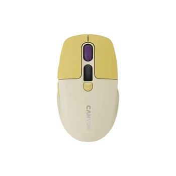Мишка Canyon MW-26 LCD Silent Wireless/Bluetooth Yellow