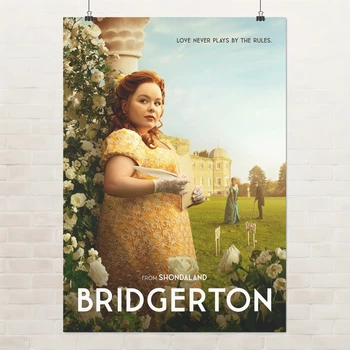 Постер Бриджертоны, Bridgerton, сериал, A3 42×30 см (id6714)