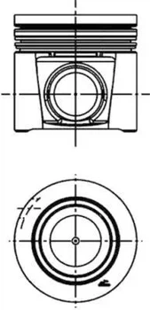 Поршень Kolbenschmidt 40286600 Fiat Ducato 0628W6, 2996031, 2996849