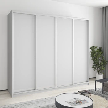 Шкаф-купе четырехдверный MebelStar Стандарт AL 4ДСП 240x60x210 см Серая мышка (MBS-12221)