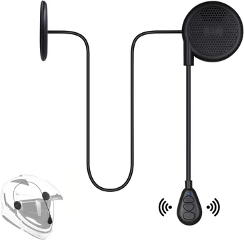 Мотоциклетная Bluetooth-гарнитура для шлема OBEST Helmet Bluetooth Headset (Bluetooth 5.0, IPX7, ультратонкая 9 мм)