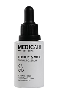Ліпосомальна сироватка з феруловою кислотою та вітаміном С - Medicare Ferulic & Vit C Glow Liposerum 20 мл - Уцінка