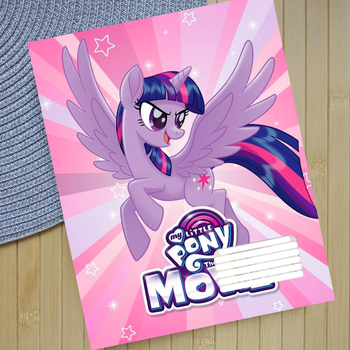 Зошит Май Літл Поні My Little Pony на скобі 12 аркушів коса лінія (35298)