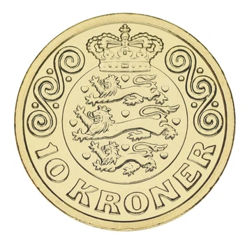 Монета Дания 10 крон 2020 UNC