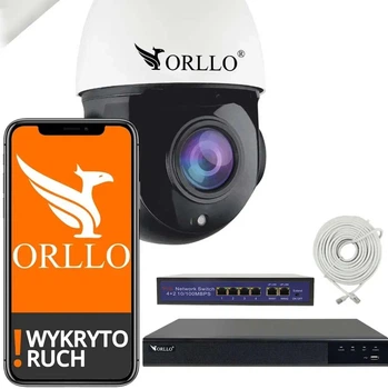Zestaw monitoringu ORLLO R2-PRO+NVR-SWITCH