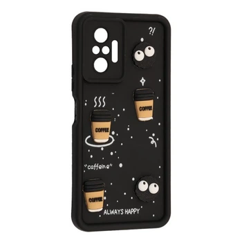 Чохол Happy для Xiaomi Redmi Note 10 Pro Black