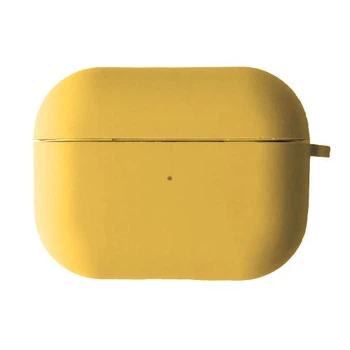 Чохол для AirPods PRO SILICONE CASE/MICROFIBER Yellow