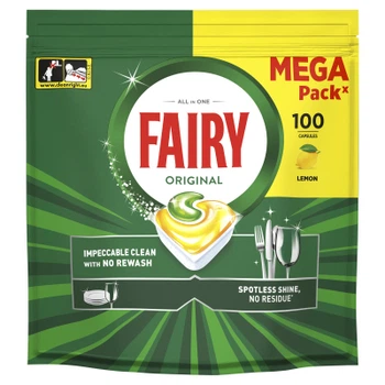 Таблетки для посудомоечных машин Fairy Original All in One Lemon 100 шт. (8700216237383)