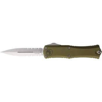 Нож Microtech Hera II Mini D/E Stonewash Od Green Полусеррейтор