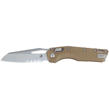 Нож Microtech MSI Stonewash PS Tri-Grip Polymer Dark Earth