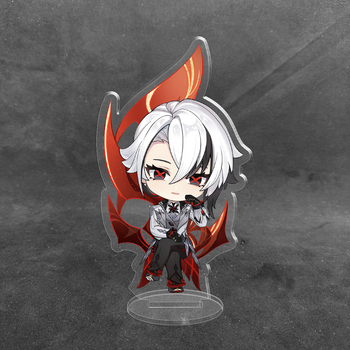 Акриловая коллекционная фигурка Геншин Импакт - Genshin Impact Chibi Арлекино 1 10 см