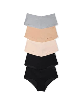 Набор бесшовных трусиков 5-Pack No-Show Cheeky Panties Pink размер S