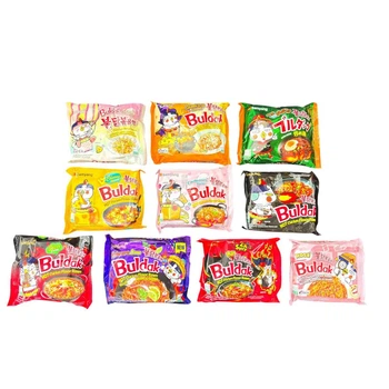 Локшина рамен Samyang Buldak Hot Chiken MIX V3 10 *140 грам (сет із 10 штук)