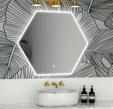 Зеркало Manhattan с LED- подсветкой и сенсорной кнопкой (30 х 30)