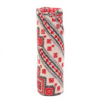 Серветки в рулоні Вишиванка 25*25 см із мікрофібри червоний Colorful Home 515-12-60R