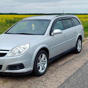 Дефлекторы окон VL-Tuning на Opel Vectra С 02-08 универсал (накладные)