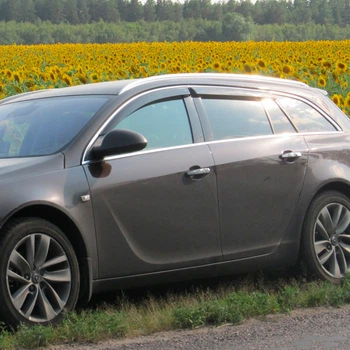 Дефлектори вікон VL-Tuning на Opel Insignia I 08-Sport Tourer універсал (накладні)