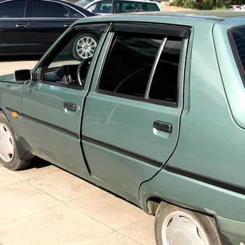 Дефлекторы окон VL-Tuning на ЗАЗ 1103 Славута 1999-2011 лифтбэк (накладные)