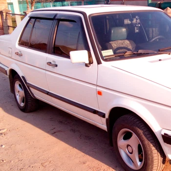 Дефлекторы окон VL-Tuning на Volkswagen Jetta II 84-92 седан (накладные)