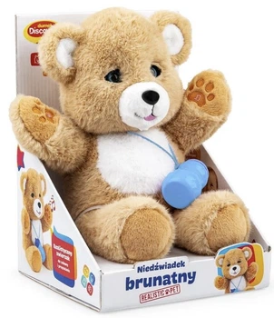 Інтерактивна розвивальна іграшка Dumel Discovery Бурий Ведмедик (DD30819) (5905692308197)