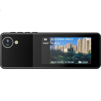 Нагрудна камера для правоохоронців PHILIPS VTR8002 у формі значка, портативний нагрудний пристрій для правоохоронців із підключенням Wi-Fi, 64 ГБ